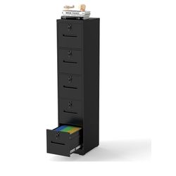 N-File Cabinet 5 Drawer with Lock, Vertical Filing Cabinets for Home Office, Metal Steel Storage Cabinet for Letter/Legal Size File, Assembly Required