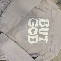 Elevated faith Jean jacket 