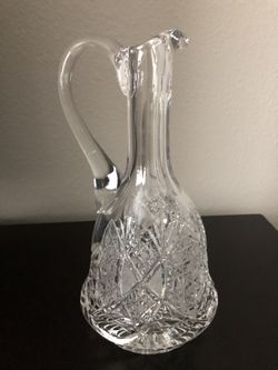 Crystal Carafe 10-1/2” Tall — GREAT GIFT!