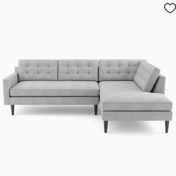 West Elm Drake 2-Piece Terminal Chaise