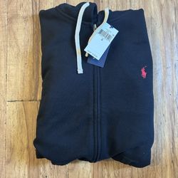 Black Polo Jacket Size Small
