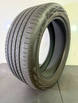 285 45 22 Continental EcoContact 6Q One Used Tire 80% Life