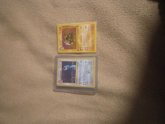First edition shadowless dragonair and golem