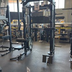 VESTA FITNESS 2in1 - Half Rack – Functional Trainer – Home Gym – Power Rack – Smith Machine Option