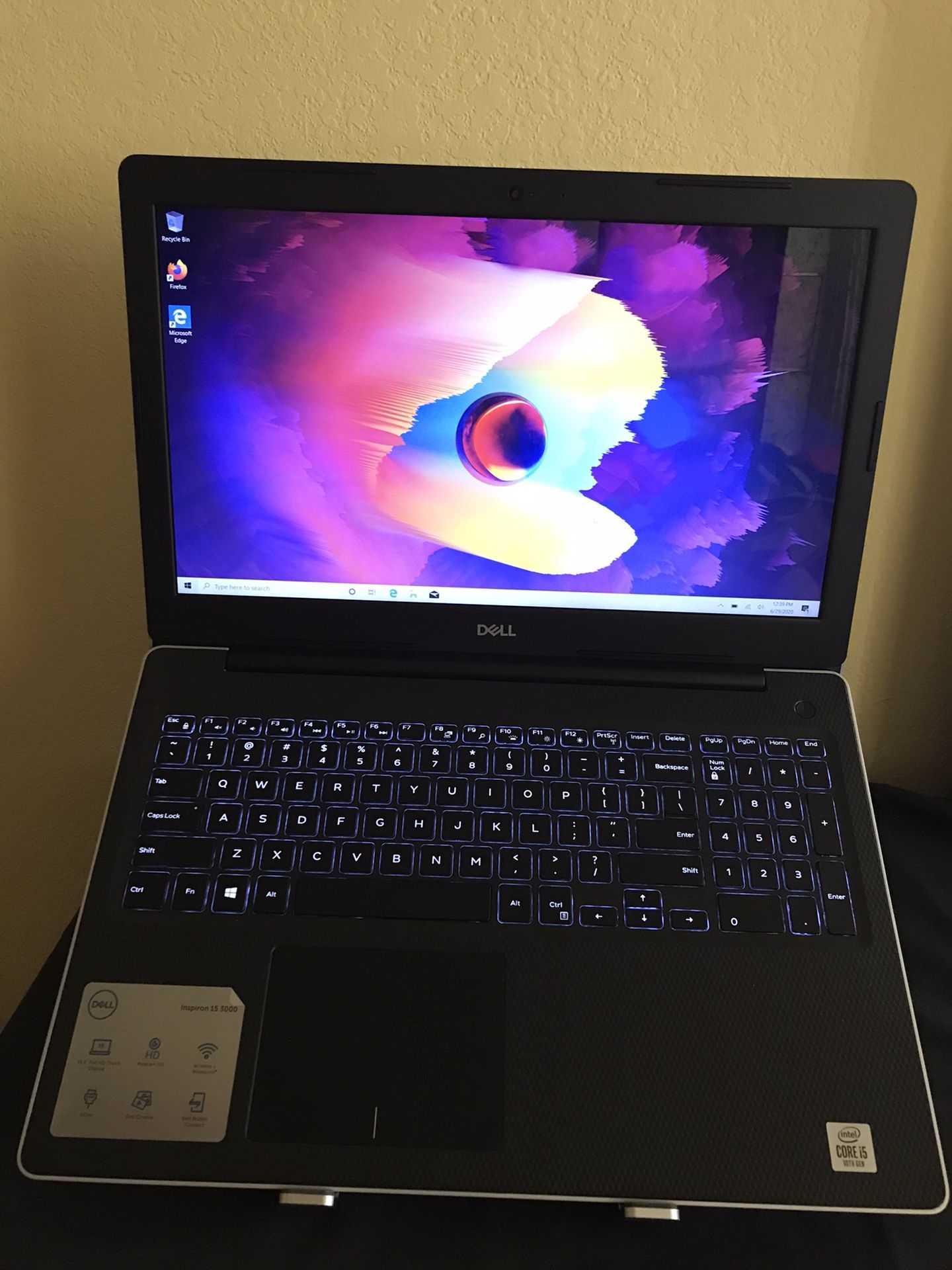 New 2020 Dell Inspiron 10th Gen i5 touch screen laptop