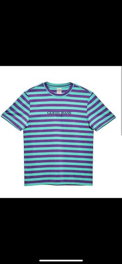 uess Jeans x Sean Wotherspoon Farmers Market Vintage 90s Striped T Shirt