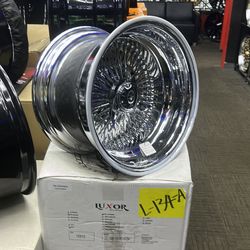 15”x10”inch 100 spoke chromes $$1450