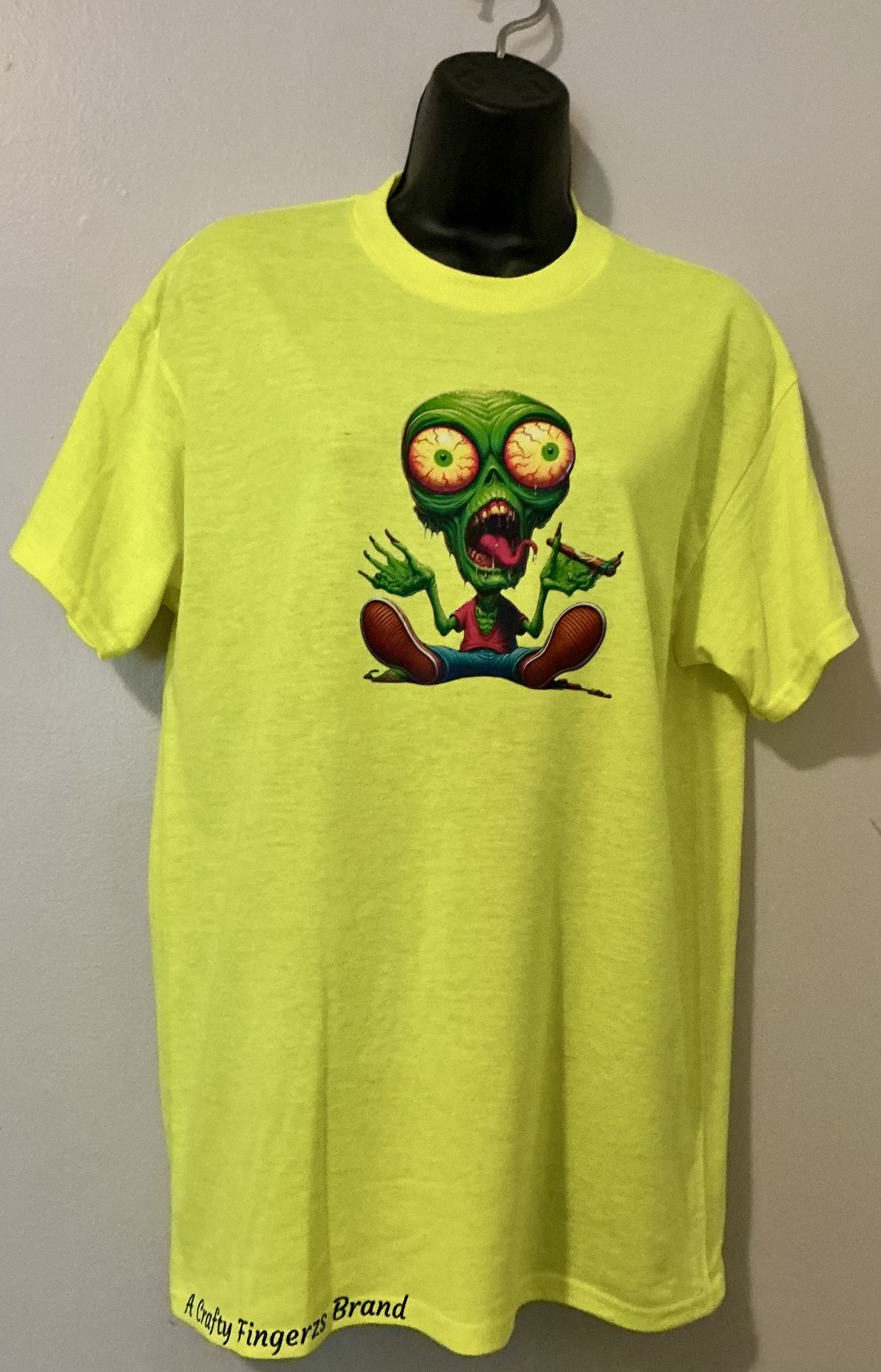 Crazy Smoking Alien