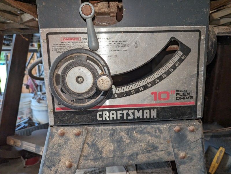 10" Craftsman table saw