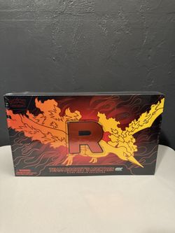 Pokemon Team Rocket’s Moltres EX Ultra Premium  US Seller UPC