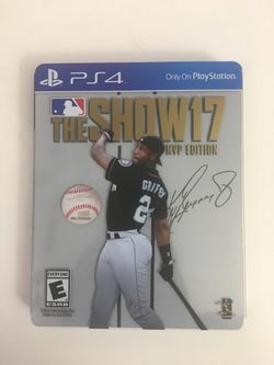 PlayStation PS4 the show 17 MVP edition steelbook