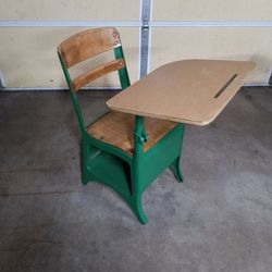Vintage School Desk