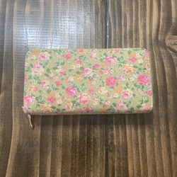 New floral zip wallet