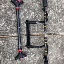 2 Exercise Pull Up Bars Gym Equipment 