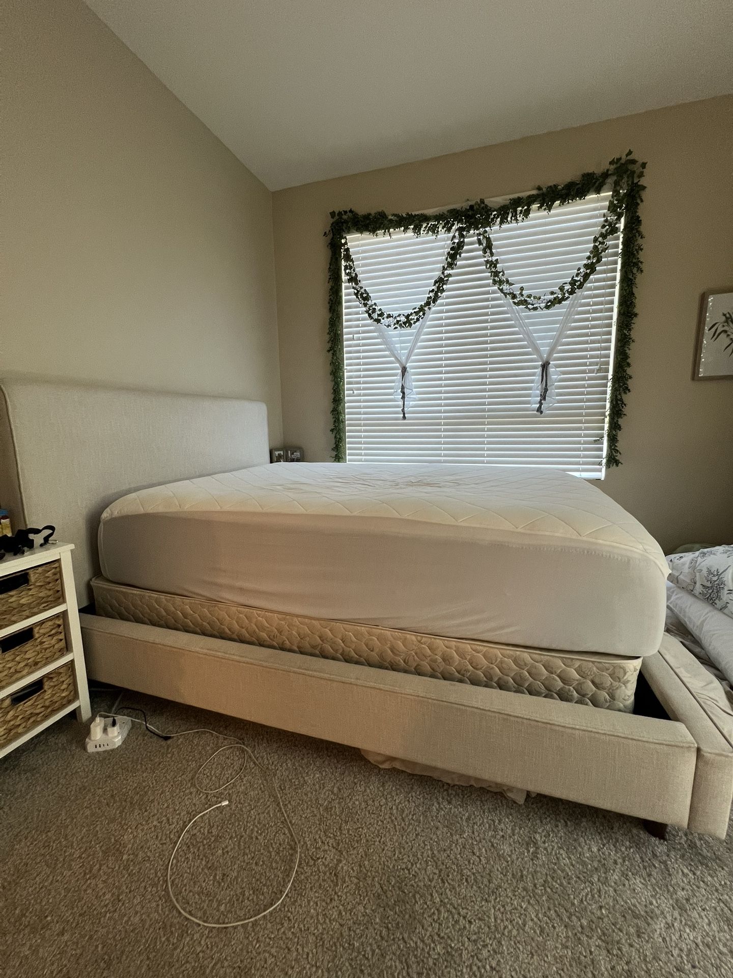 Full Size Bed Frame & Box Spring
