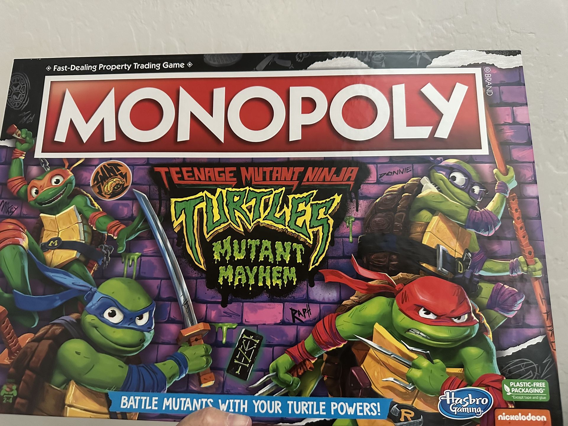 New Teenage mutant ninja turtles Monopoly game