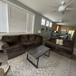 Couch and loveseat