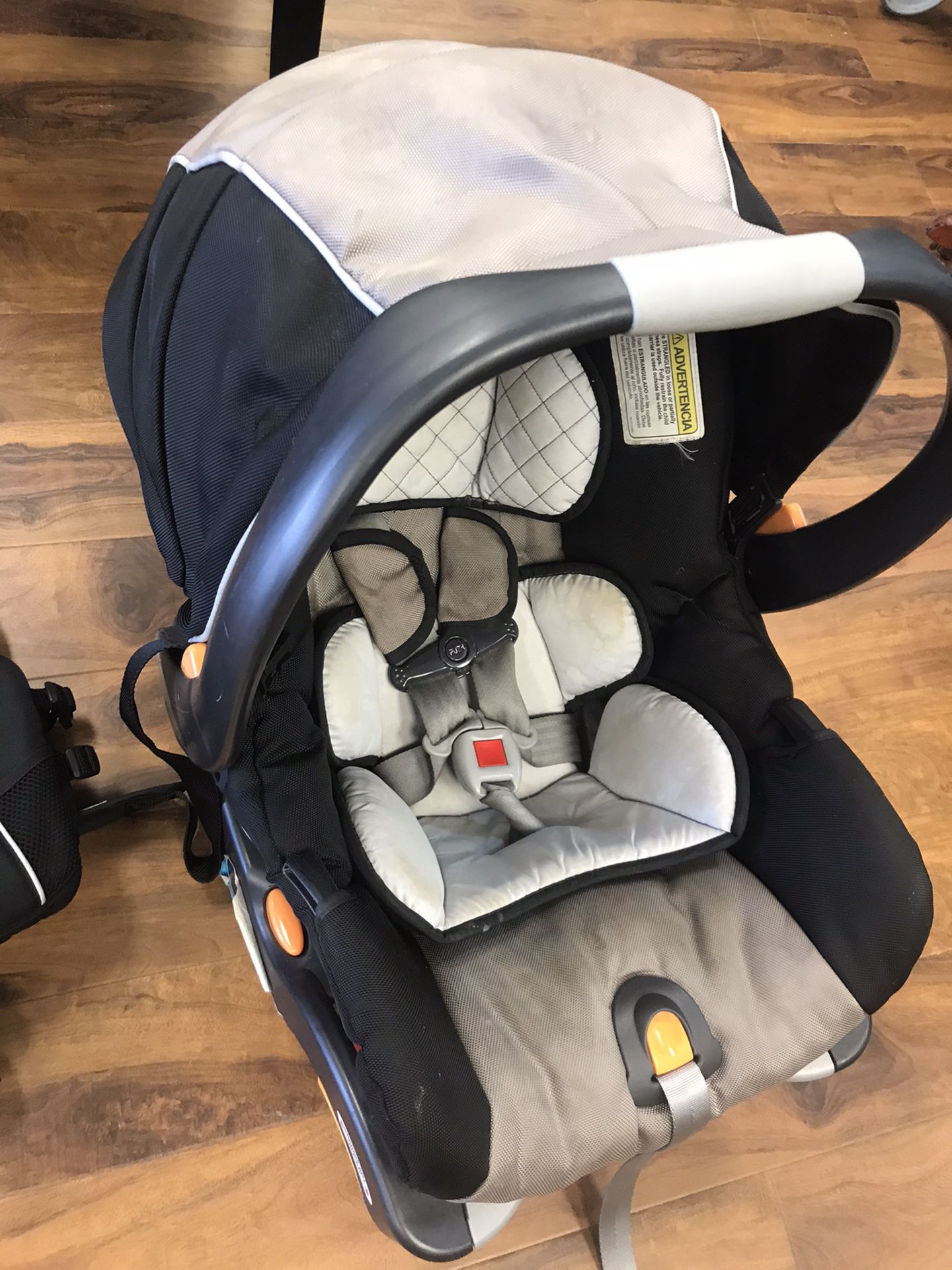 Chicco key fit 30 car seat! Practically New!!