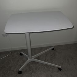 Adjustable White Desk