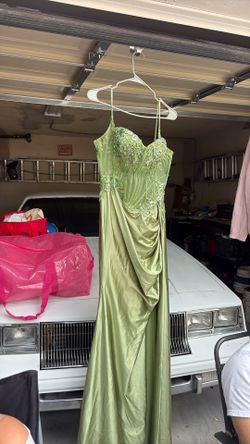 Green prom dress