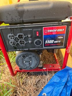 Troy bilt 5500 watt generator