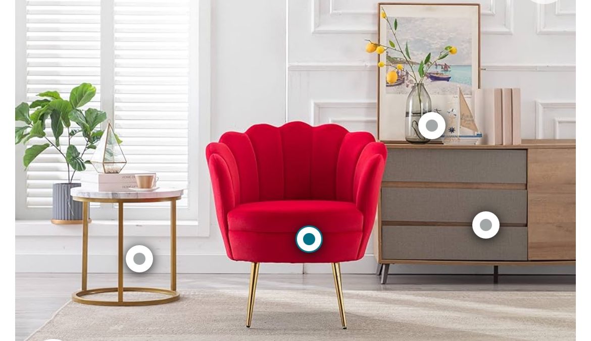 Modern Accent Velvet Chair