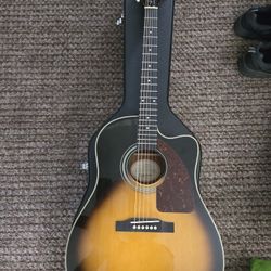 Epiphone Acoustic-Electric With Hardshell Case