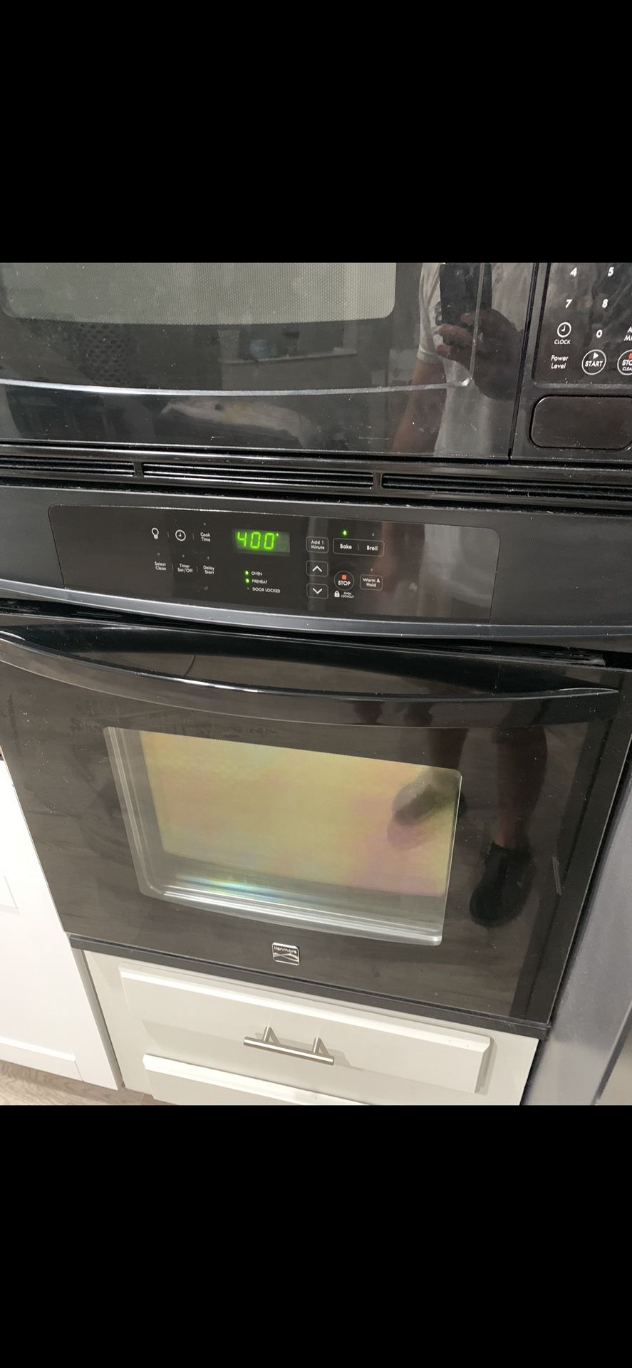 KEMORE glass Stove Top, Wall Oven, & Microwave