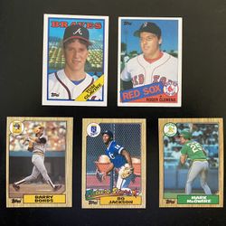 Topps Baseball Star & HOF Player Rookie Cards