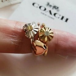 Coach Tritone Rings - Size 6