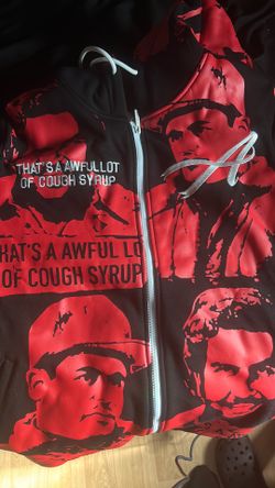 awfullottacoughsyrupxassali collab zip up
