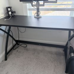 Office Desk and file organizer+ Ergonomic Mesh Chair – Great Condition