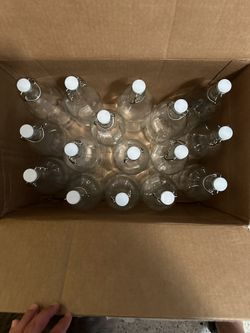 16 IKEA Bottles With Stopper (34oz)