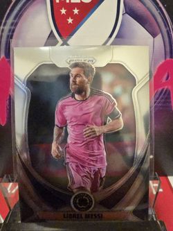 2025 Lionel Messi Miami Prizm Club World Cup Card 