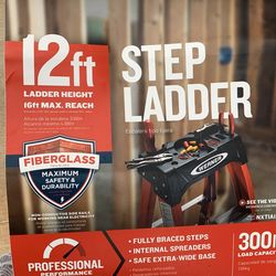 12ft Step Ladder