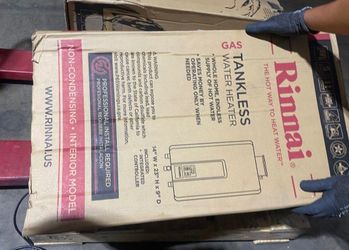 Rinnai RUR199eP Propane Gas Condensing Tankless Hot Water Heater, 11 GPM-  Brand New for Sale in Los Angeles, CA - OfferUp