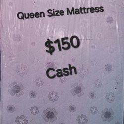 Special Queen Size Mattress Only $150 Cash