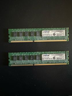 Crucial 4GB DDR3 240-Pin DIMM RAM (x2)