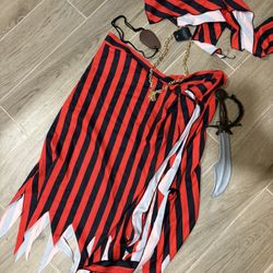 Pirate Costume Women One Size / Disfraz de Pirata Mujers 