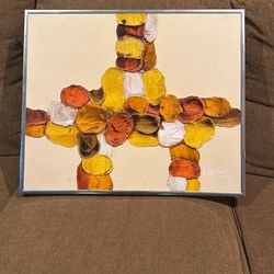 Vintage 70s Oil Painting 