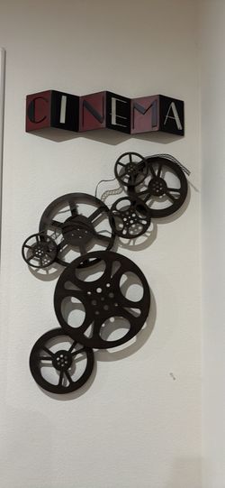 Metal Movie Theater Theme signs