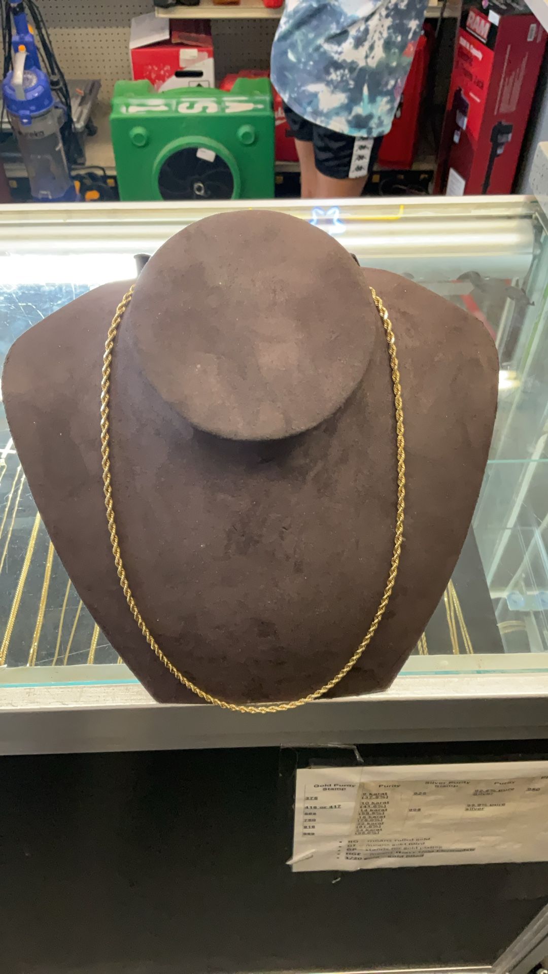 14KT Gold Rope Chain 35975-1
