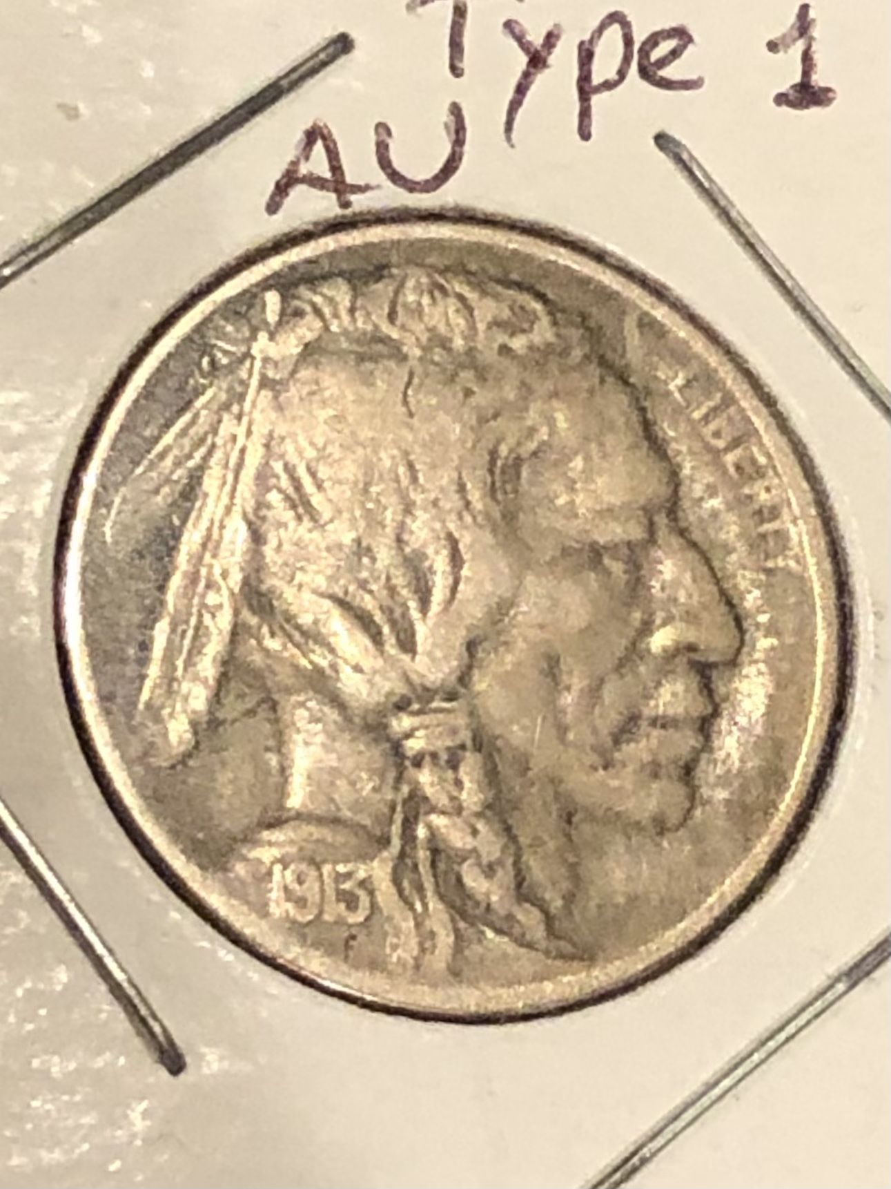 Buffalo Nickel Type 1 -1913 D