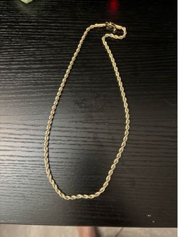 10k gold rope chain 19 grams