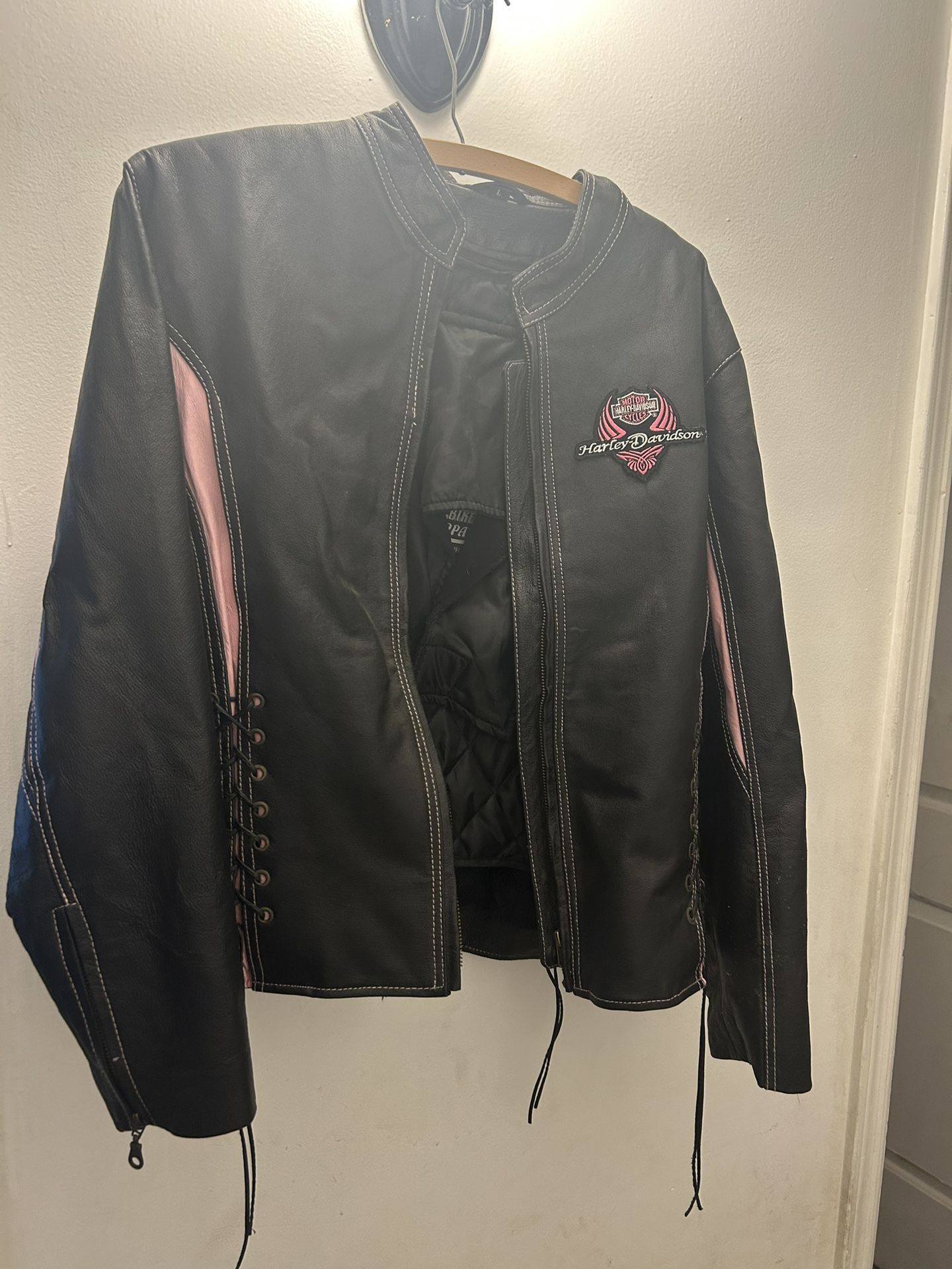 Woman’s Leather Biker Set