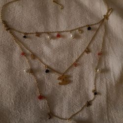 Channel Plated Gold Chain