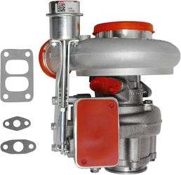 BLACKHORSE-RACING Diesel Turbocharger HX35 HX35W Turbo Charger with Internal Wastegate Turbine