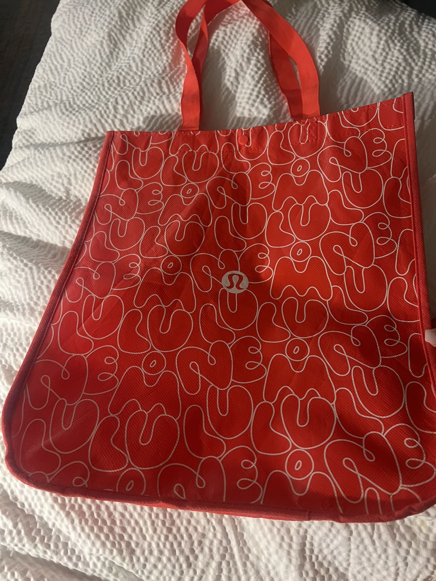 Lululemon Red Tote Bag (Brand New)