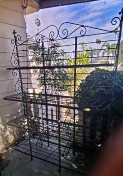 Vintage bakers rack