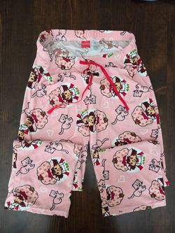 Strawberry Shortcake Womens Medium Fleece Pajama Pant